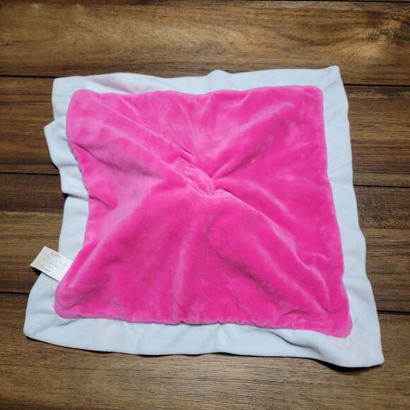 Pink Fong Pink & White Infant Security Blanket w/ Baby Shark 15" x 15" - Picture 3 of 5